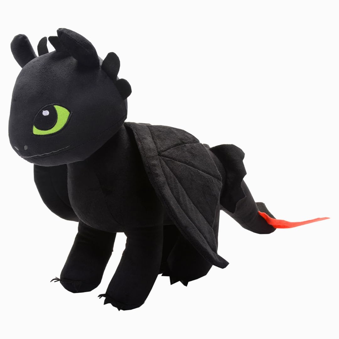 Franco Toothless dragon pillow 24-inch front view for cozy snuggles.