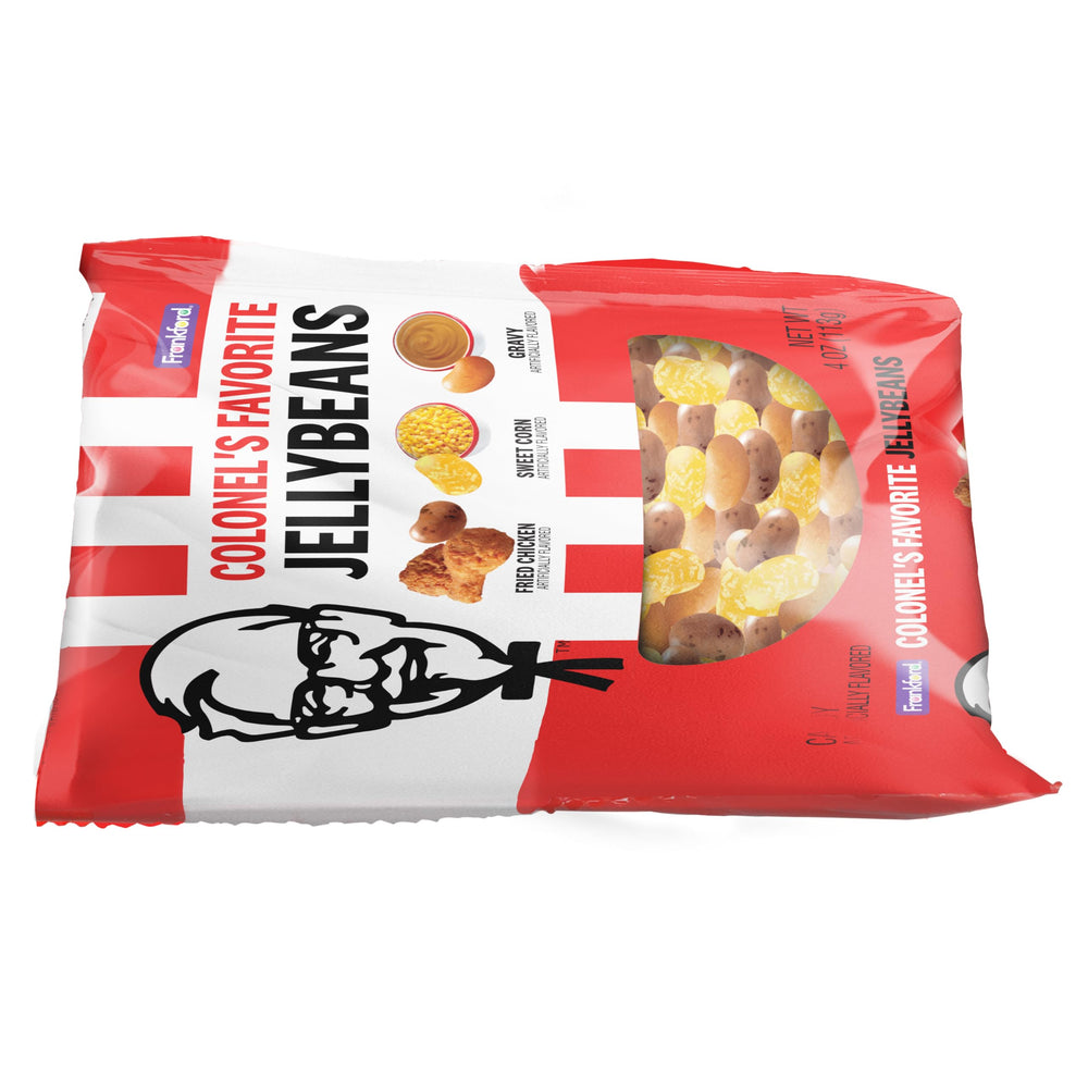 Frankford KFC taste test jelly beans for social media reels.