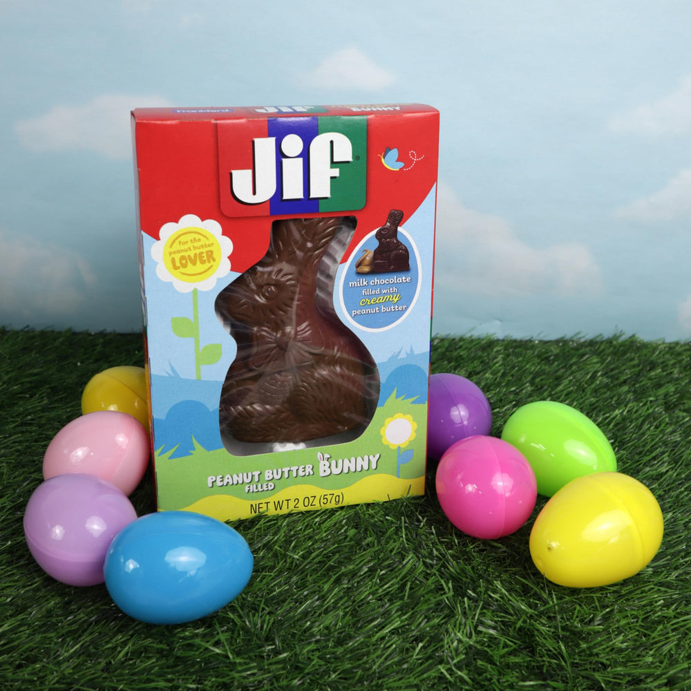 Festive Frankford packaging enhances an ideal Easter basket addition.