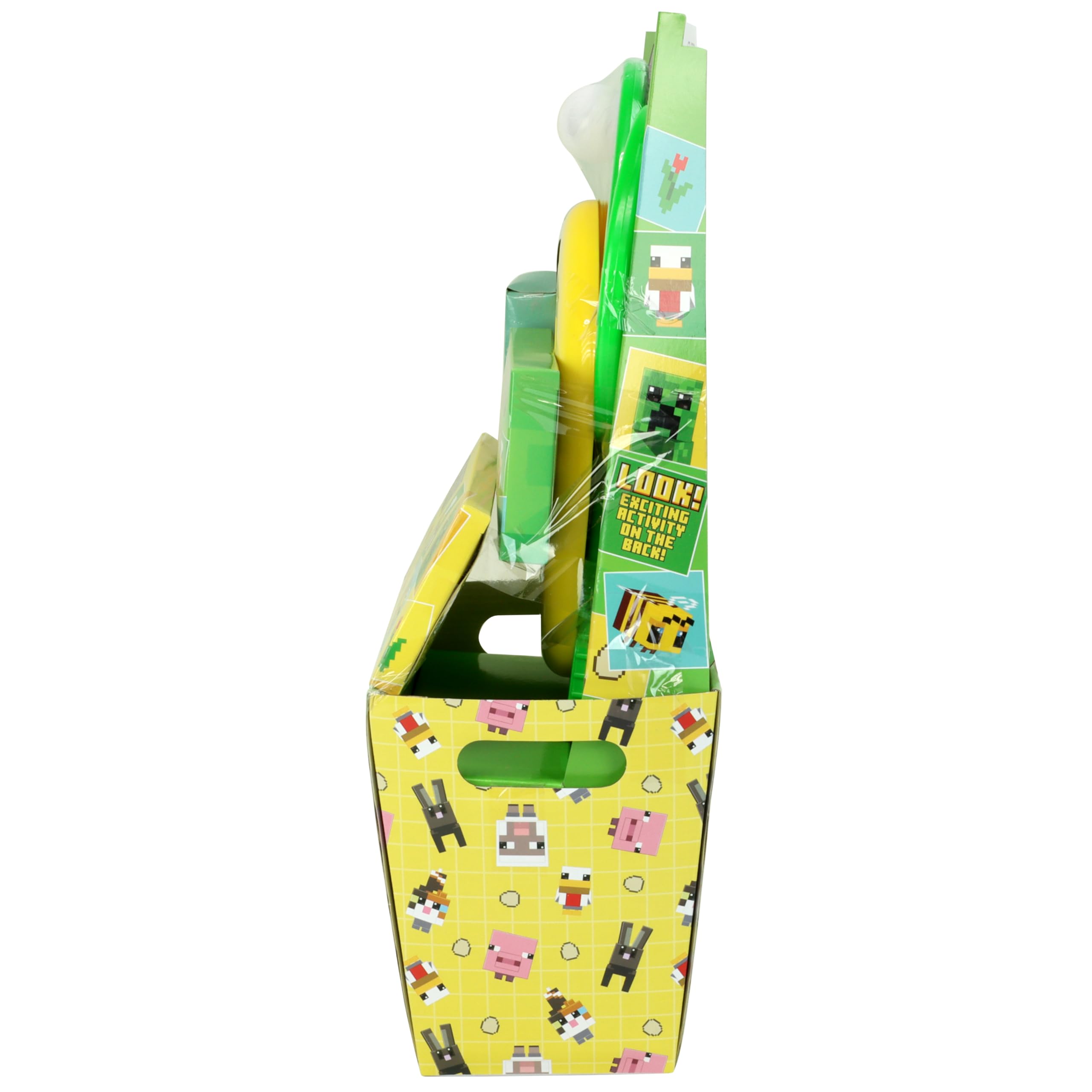 Frankford Minecraft Easter basket flying disc supports active play.
