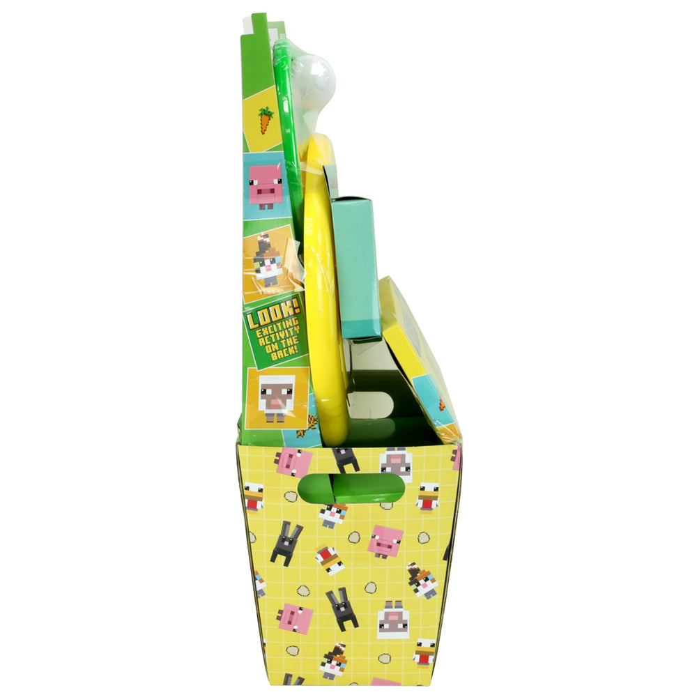 Frankford Minecraft Easter basket paper egg craft encourages hands-on fun.