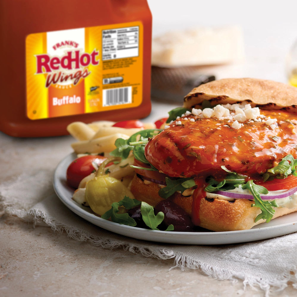 Ready-to-use Frank's RedHot sauce for wings and sauces