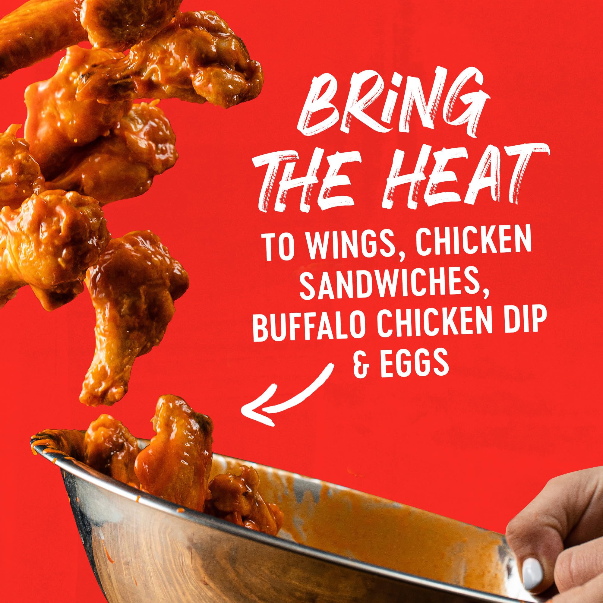Tailgate table with Frank's RedHot for crowd-pleasing heat
