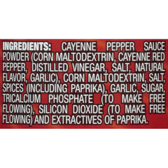 Franks RedHot Original Seasoning Blend closeup reveals garlic and cayenne notes to elevate cooking
