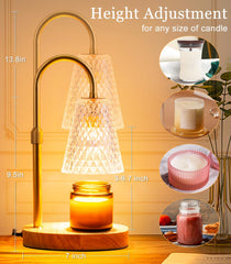 FRAZEEN Candle Warmer Lamp no flame design for safe candle enjoyment
