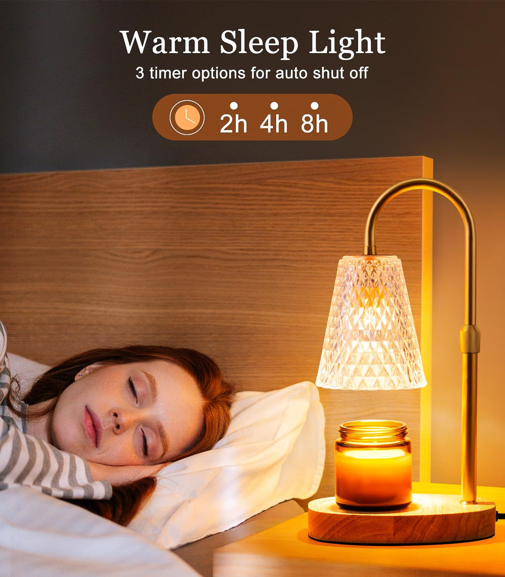 FRAZEEN Candle Warmer Lamp timer function for automatic shutoff