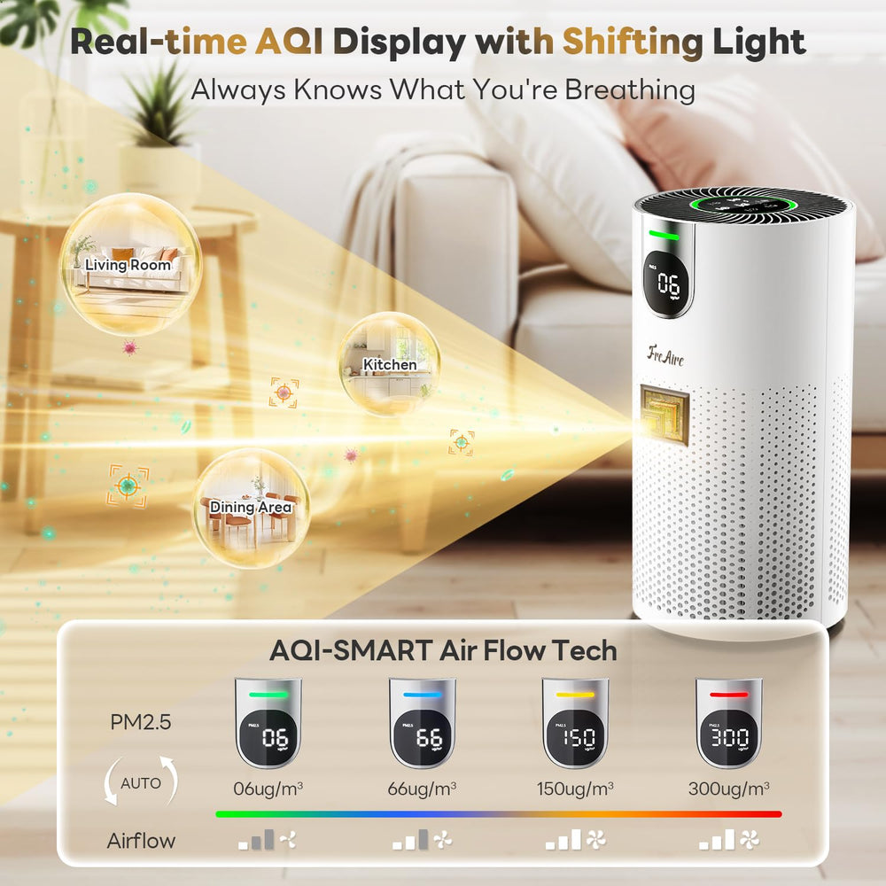 FreAire VisionAir is pet-friendly with filtration for households with animals.