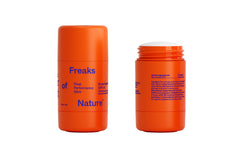 Freaks of Nature Peak Performance Sun Stick front packaging shows eco-friendly reef-safe design.
