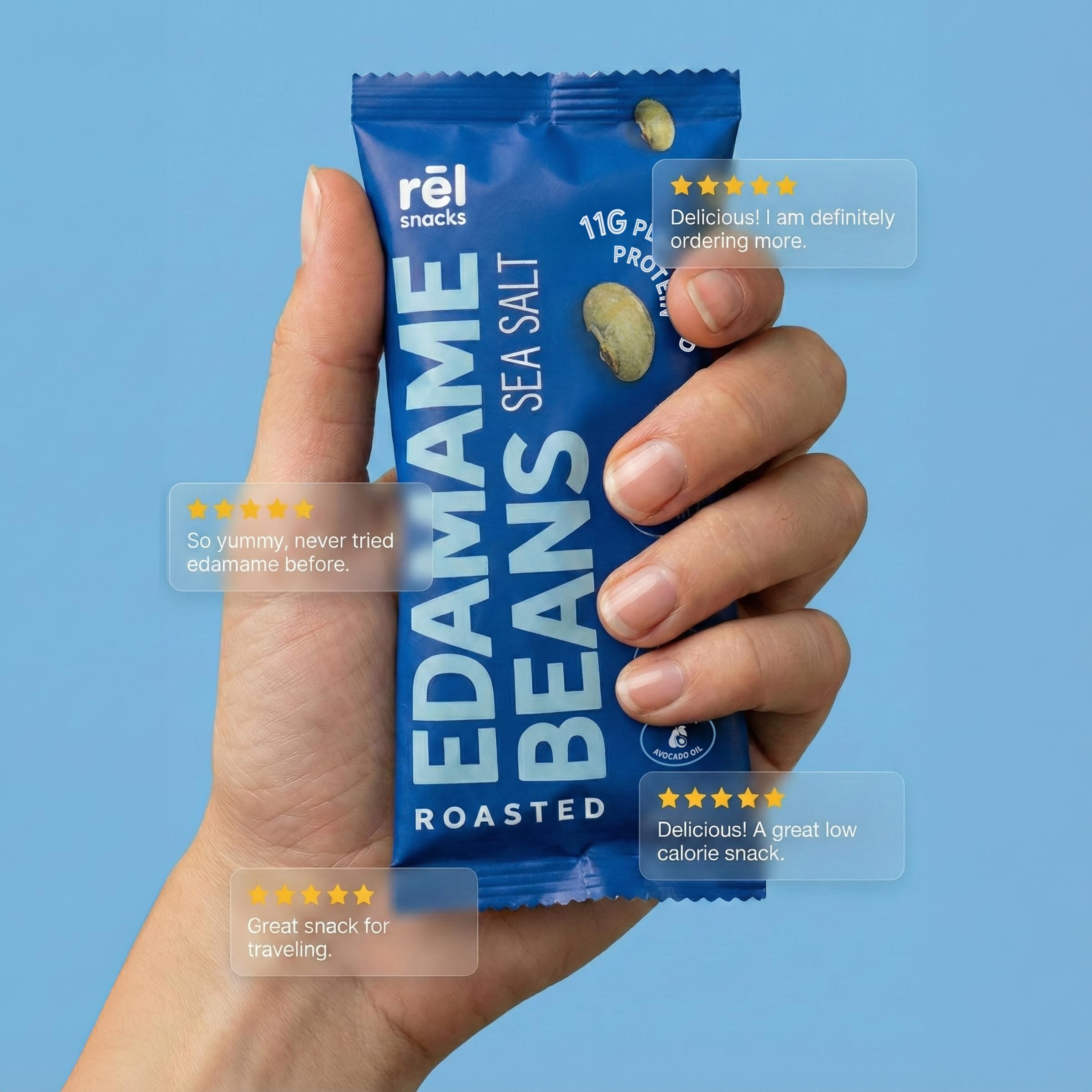 Fred's Farm Rel Snacks high-fiber, low-net-carb snack option.