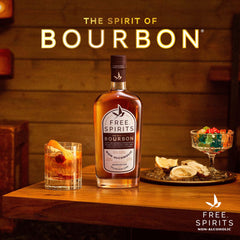 The Free Spirits Company cocktail glass showcases toasted almond and brown sugar aromas.