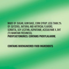 Freedent nonstick gum, introduced in 1975, prevents sticking.