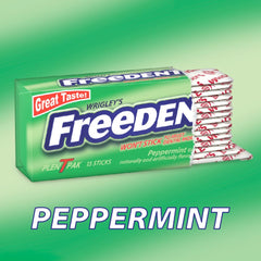 Freedent gum designed not to stick to dental work.