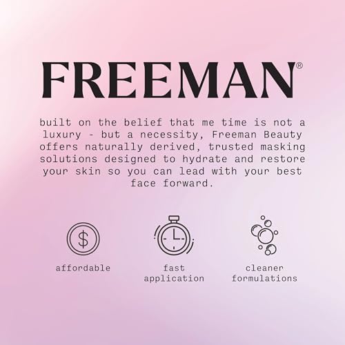Freeman headband for masking keeps hair away during treatments.