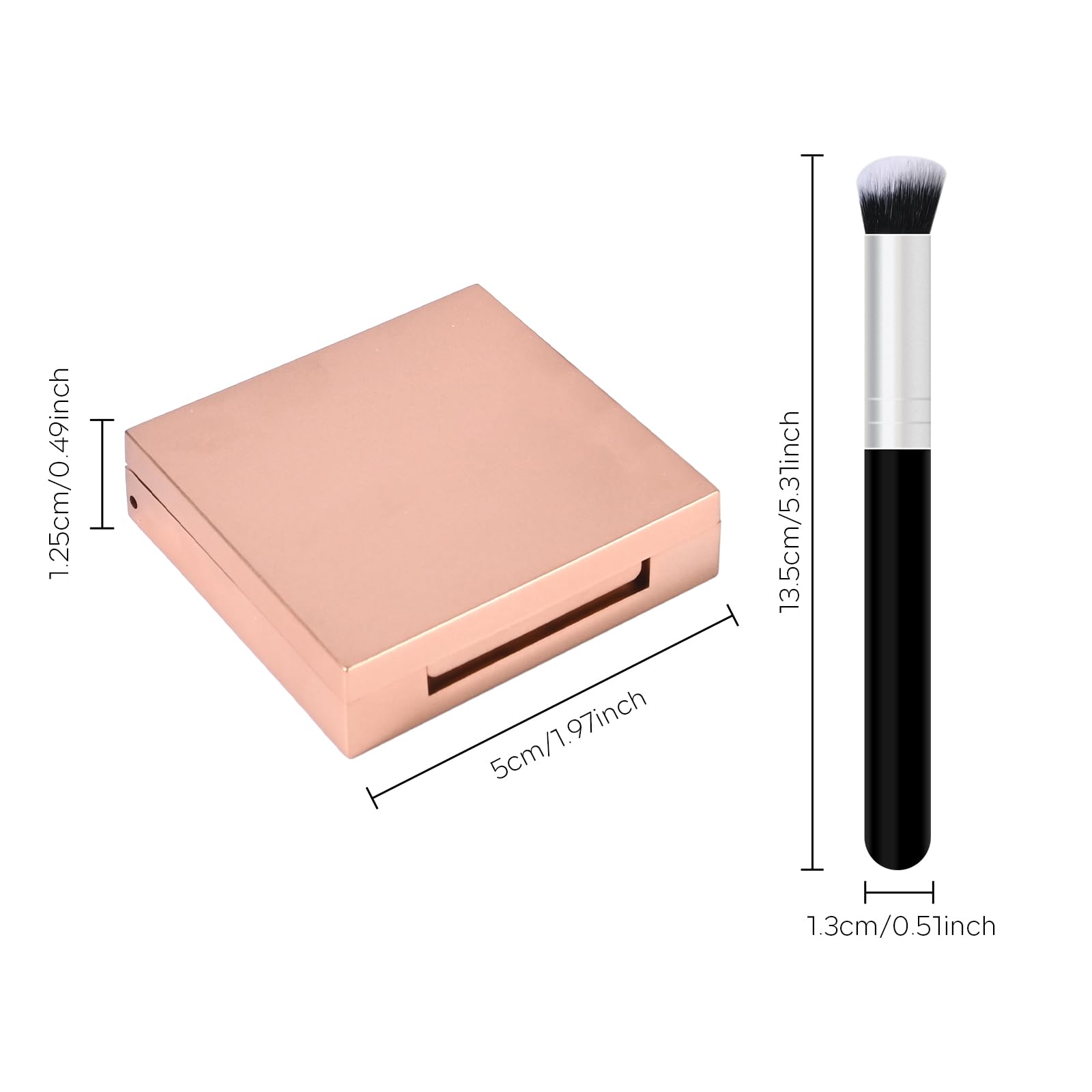 FREEORR natural finish on eyes supports balanced skin tone.