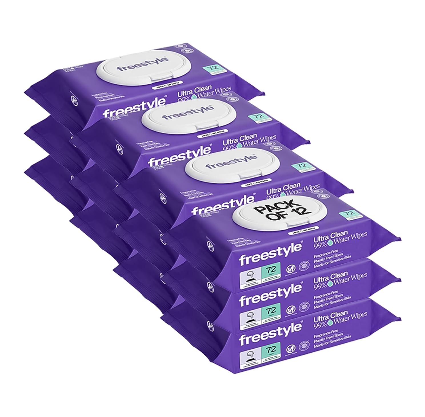 Freestyle Soft Jumbo Baby Wipes with oversized coverage for quick diaper changes