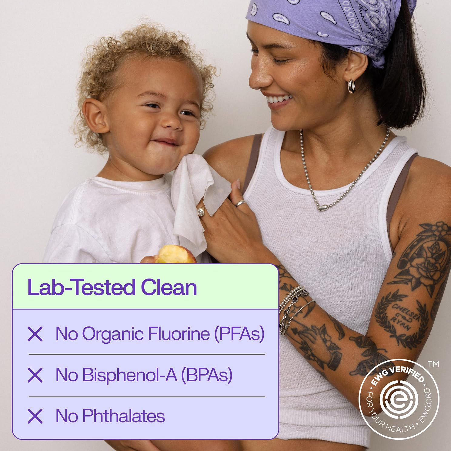 Freestyle Soft Jumbo Wipes water-based formula; mild cleansing for sensitive skin
