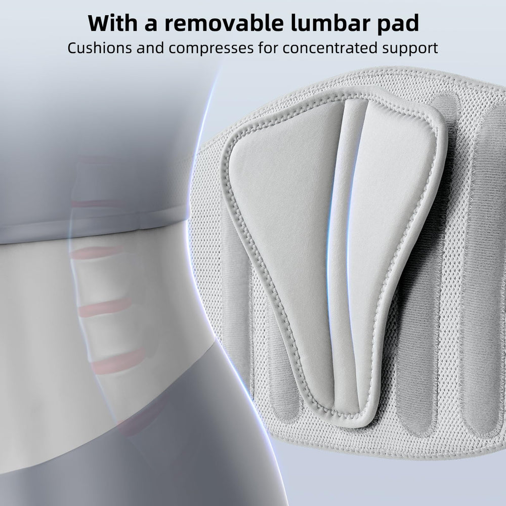 FREETOO back brace size guide helps pick the right fit