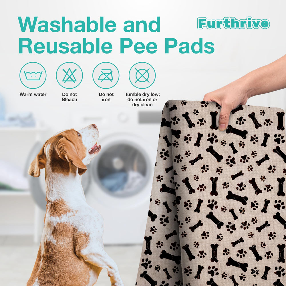 Bone and Paw Tan Furth Thrive pad blends with home décor.