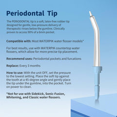 FreFeel Waterpik periodontal tip targets pockets and furcations for gum care
