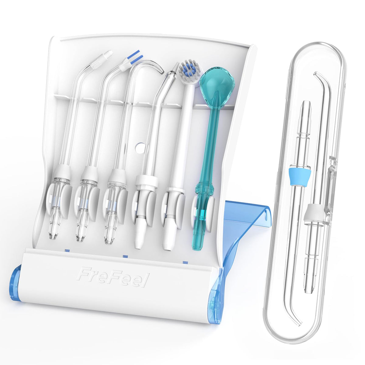 FreFeel Waterpik replacement heads all-in-one eight-tip set for versatile oral care