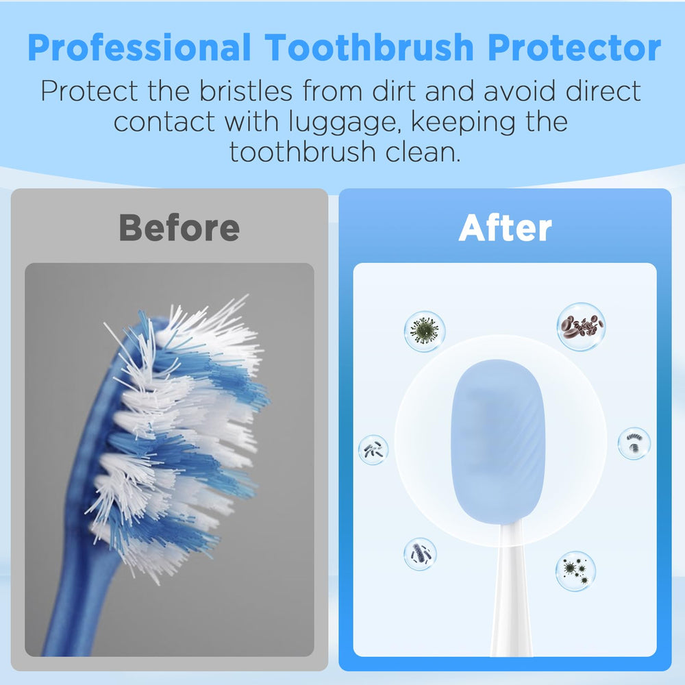 Frekare Green toothbrush cap simplifies labeling and quick access for kids