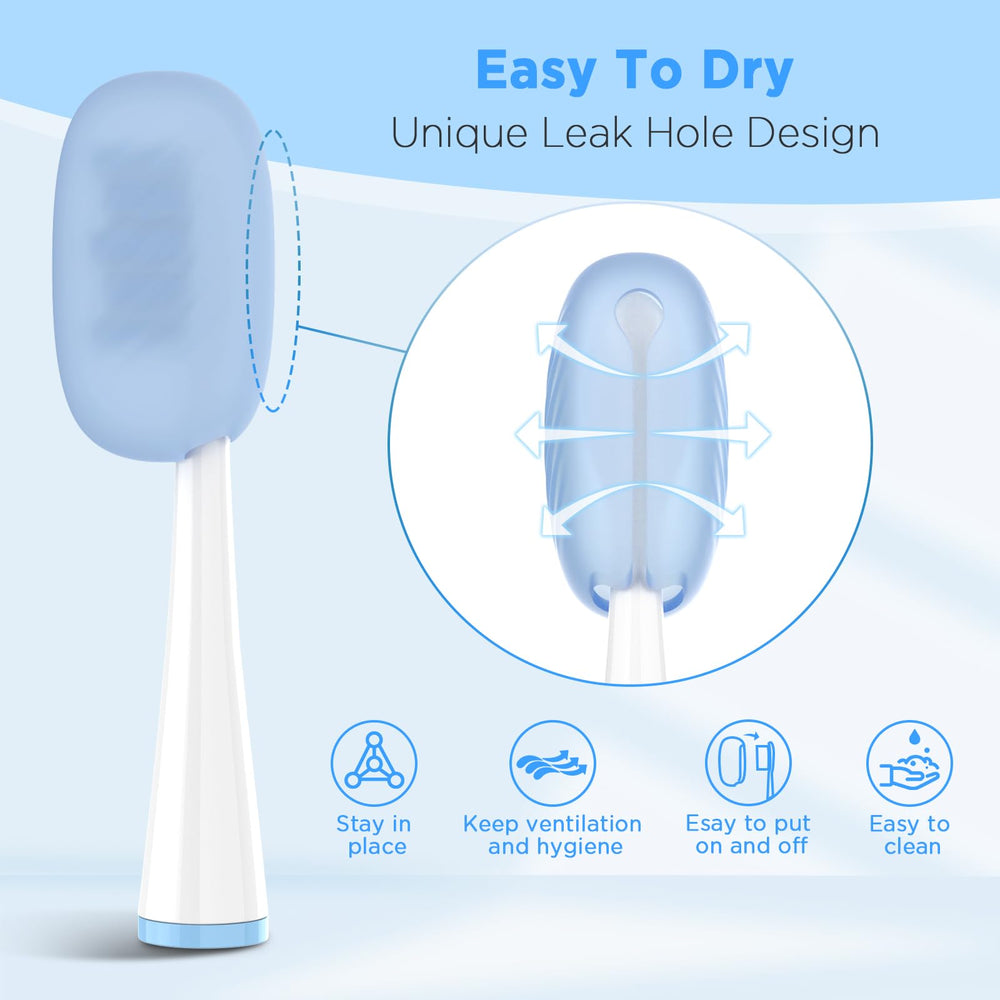 Frekare Rose Pink toothbrush cap with breathable design for quick drying