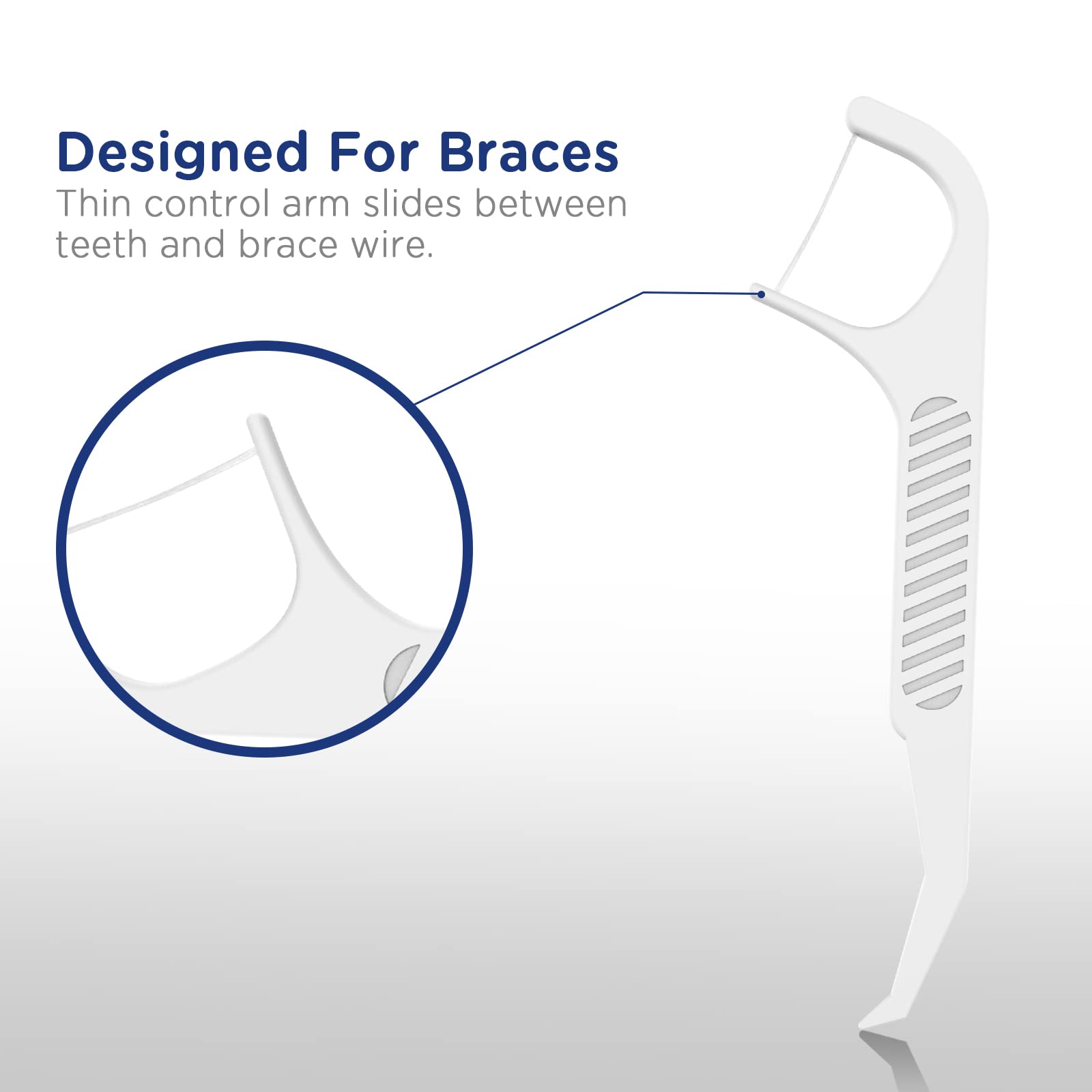Fremouth Super Floss is designed not to stretch or break during use.