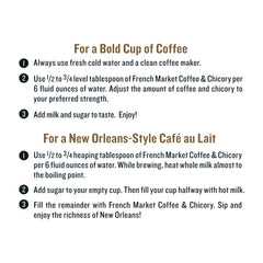 French Market Ground Coffee Pack for everyday drip brewing
