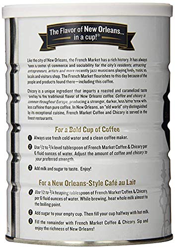 French Market small-batch roasting enhances aroma and depth.