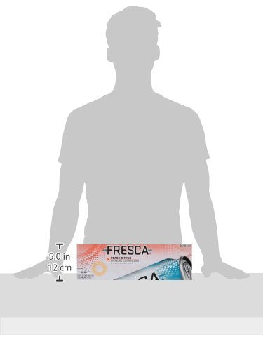 Fresca Peach Soda fridge chill scene highlights ready-to-serve flavor.