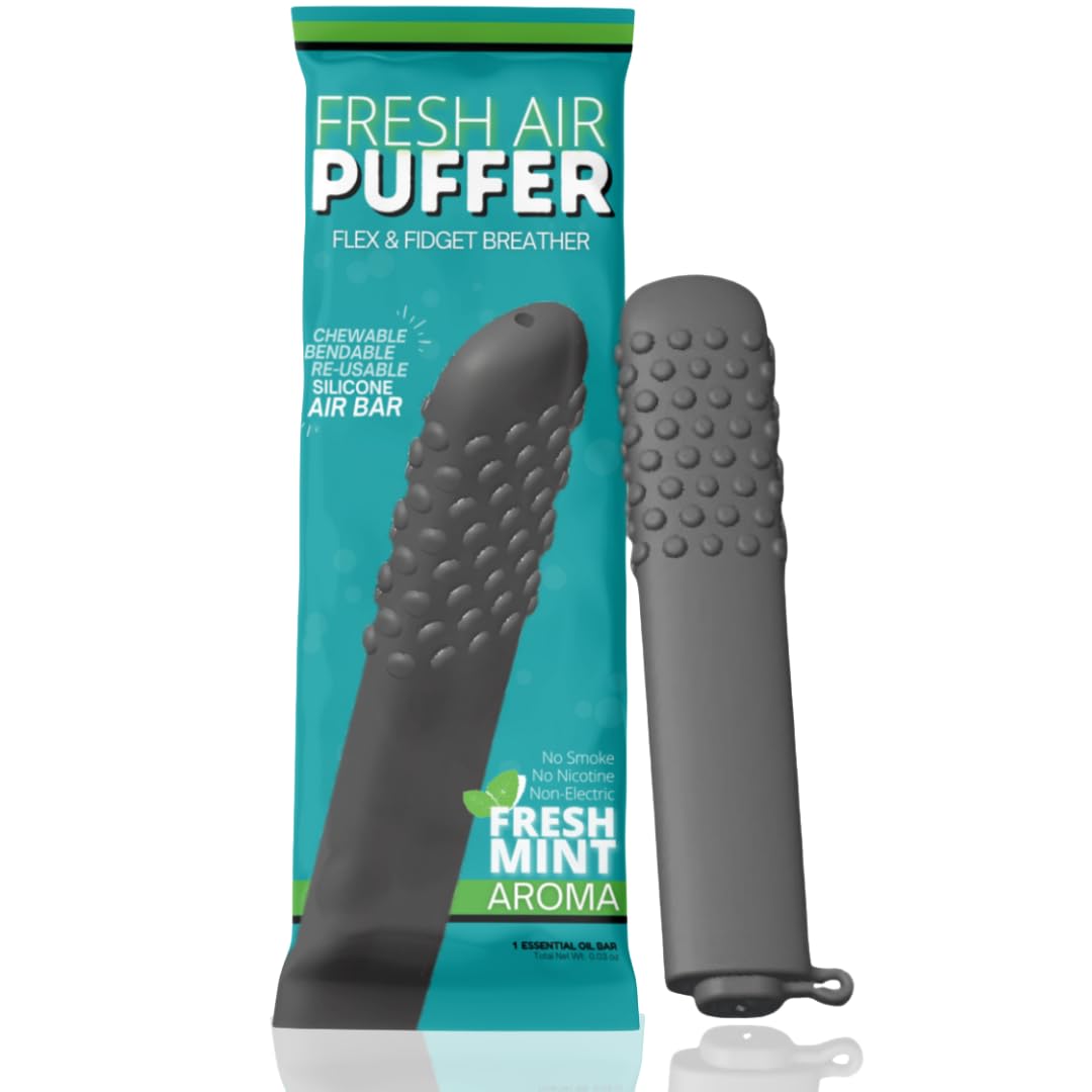 Fresh Air Puffer front packaging highlights a nicotine-free quitting tool for daily use.