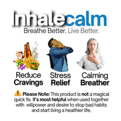 Mint aroma diffusion illustrates refreshing breath cues to ease cravings.