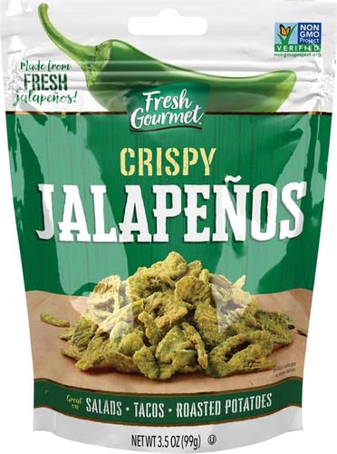 Fresh Gourmet Crispy Jalapenos resealable pouch ready for grocery shelves
