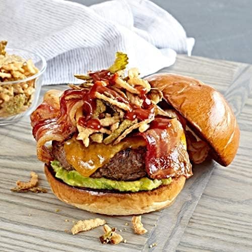 Fresh Gourmet crispy toppings atop greens showing zesty flavor and crunch.