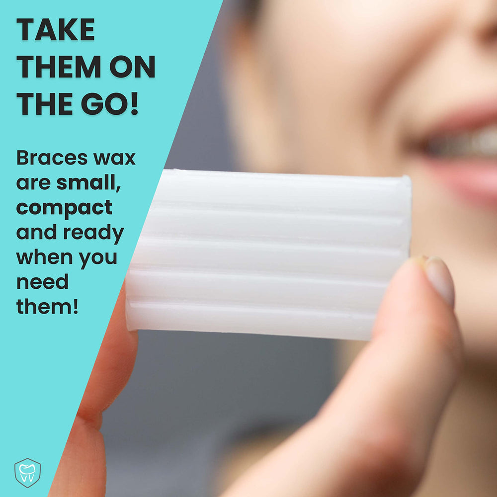 Fresh Knight Braces Wax White ready-to-use wax stays in place