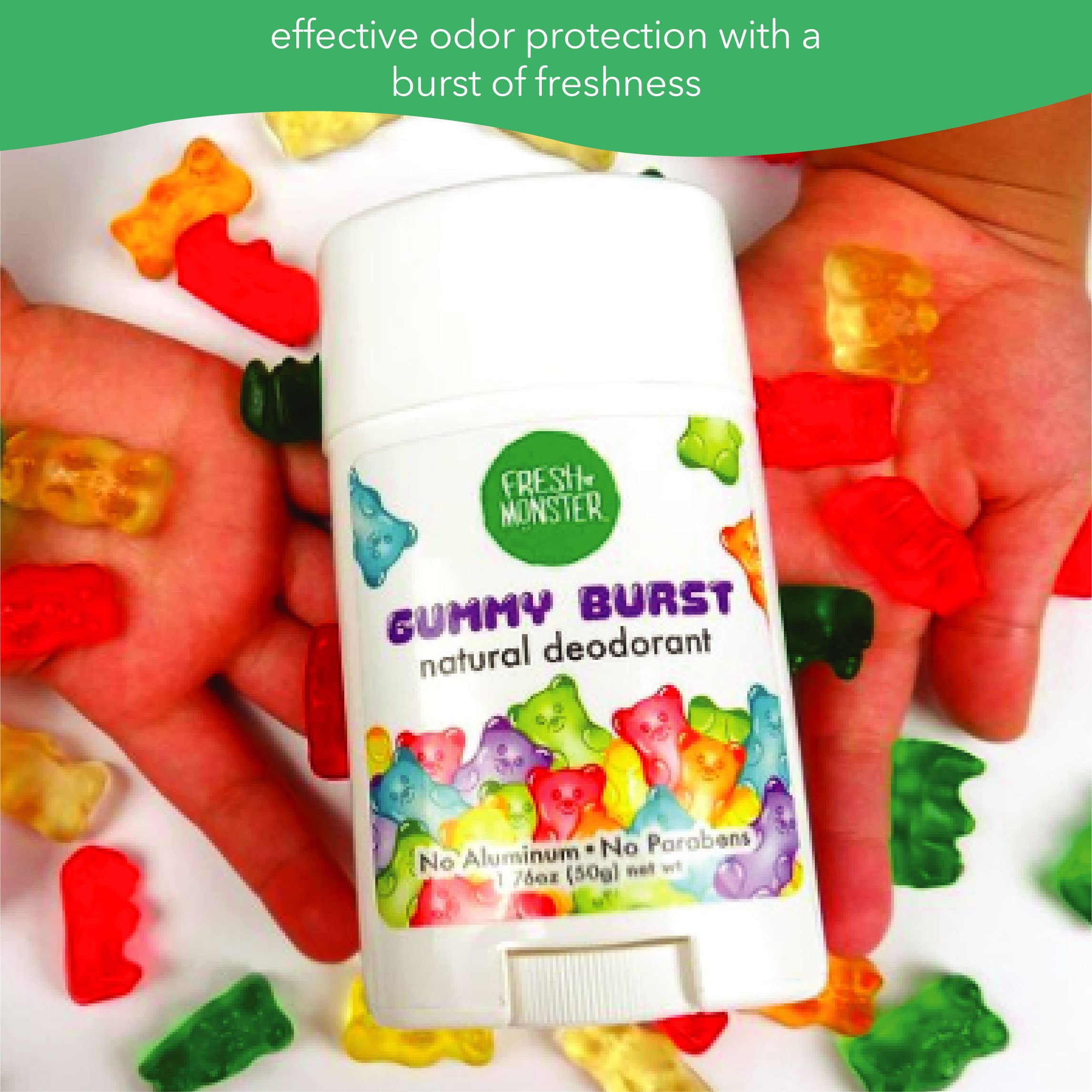 Fresh Monster hypoallergenic-tested formula suitable for sensitive skin
