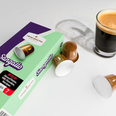 Fresh Roasted Coffee Italian espresso blends pack showing variety for home baristas.