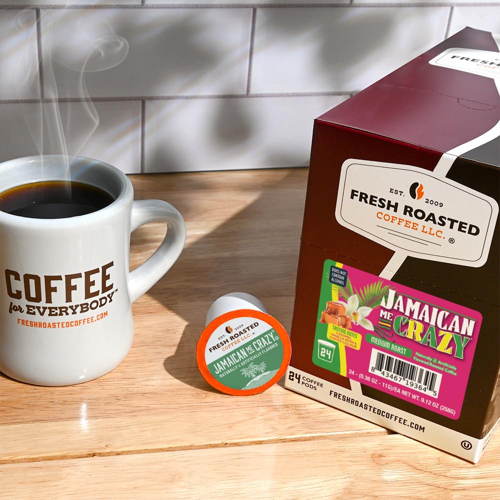 Fresh Roasted Coffee K-Cup brewers compatibility enabling easy use with 2.0 machines.