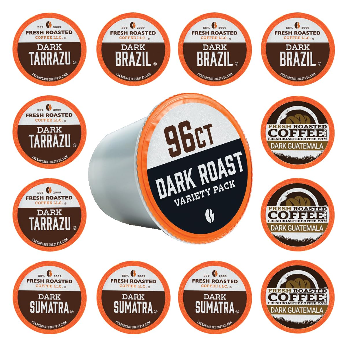 Fresh Roasted Coffee K-Cup pods in packaging for quick single-serve mornings.