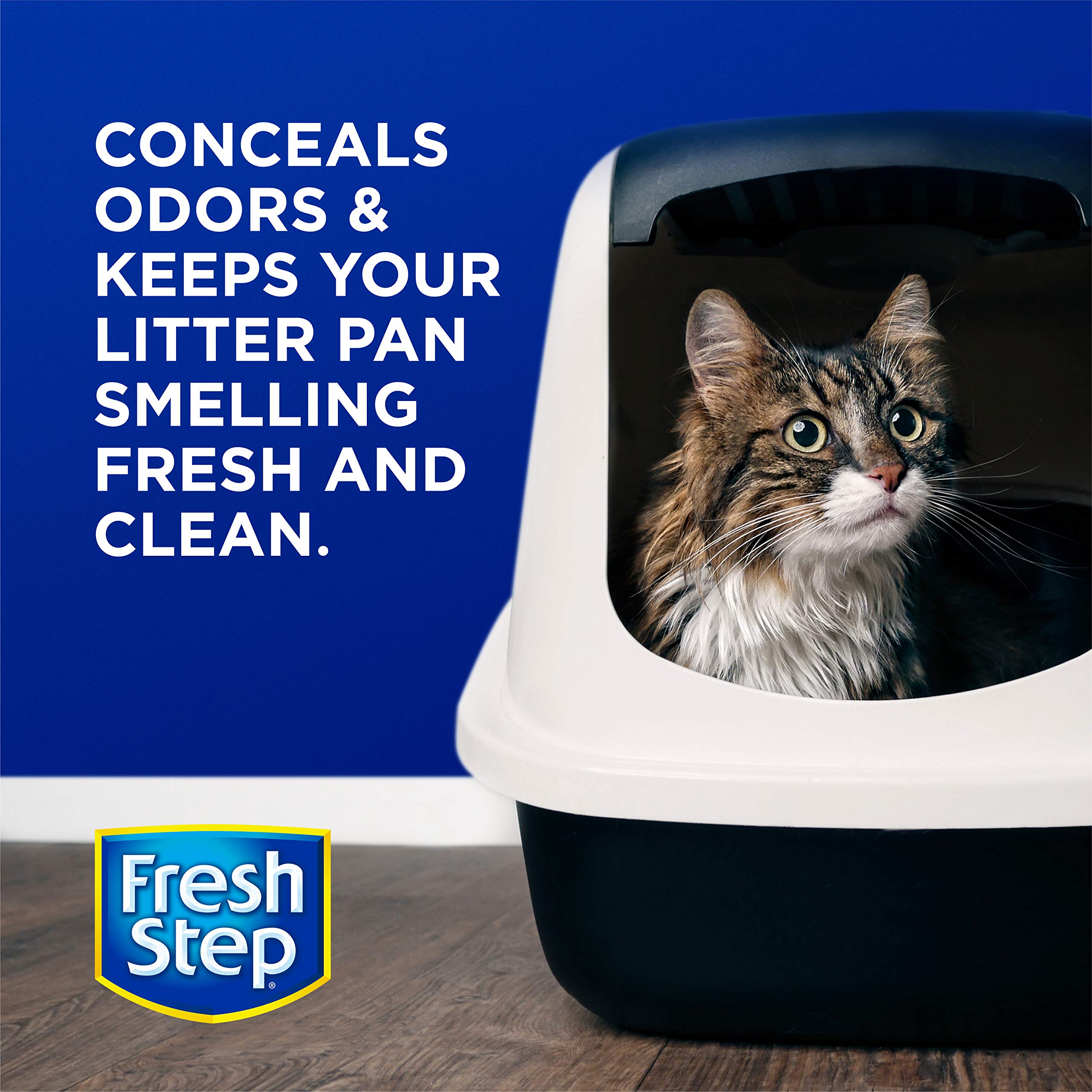 Fresh Step cristaux utiliser lors du nettoyage.