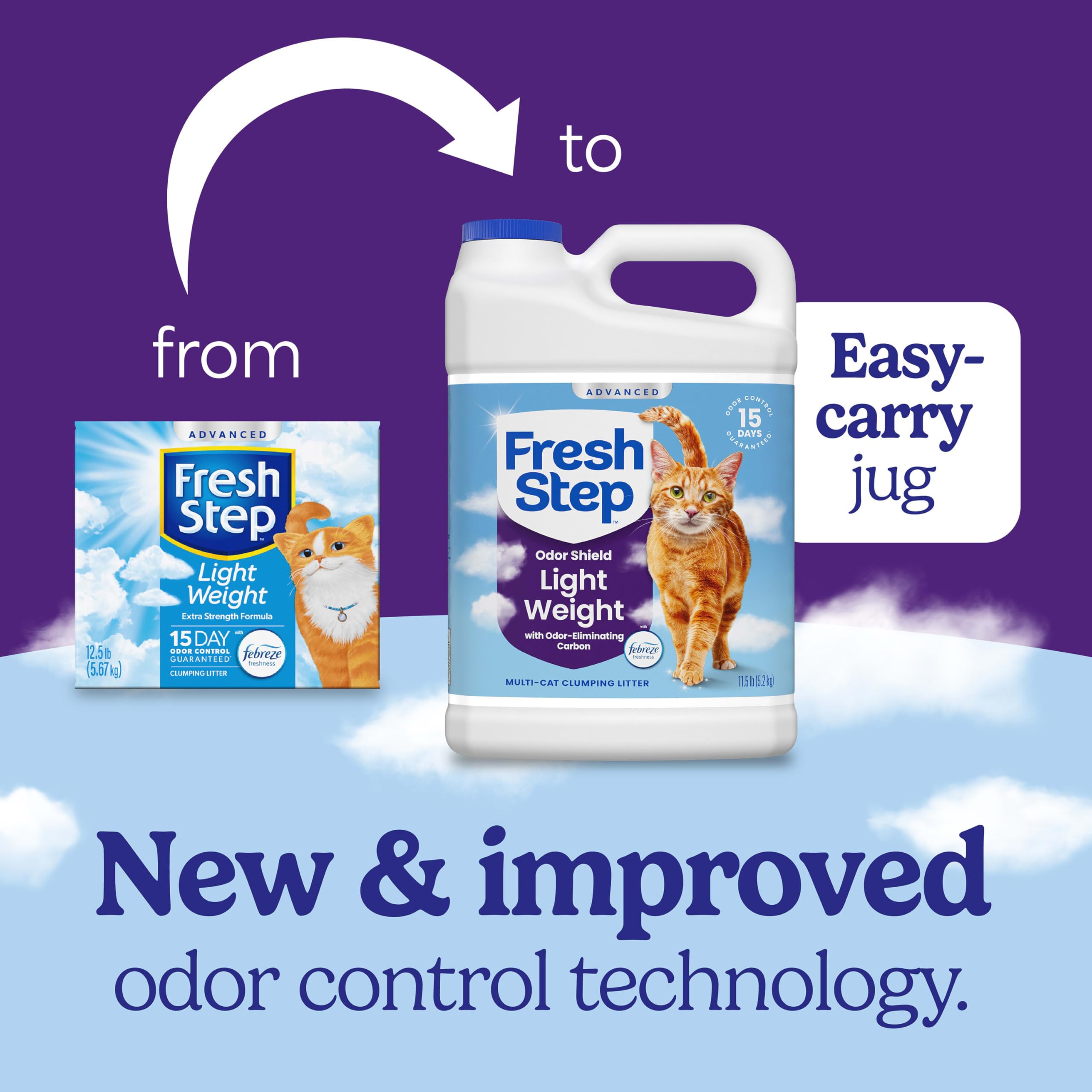 Fresh Step Odor Shield tight clumps indicate easy scooping and tidy boxes
