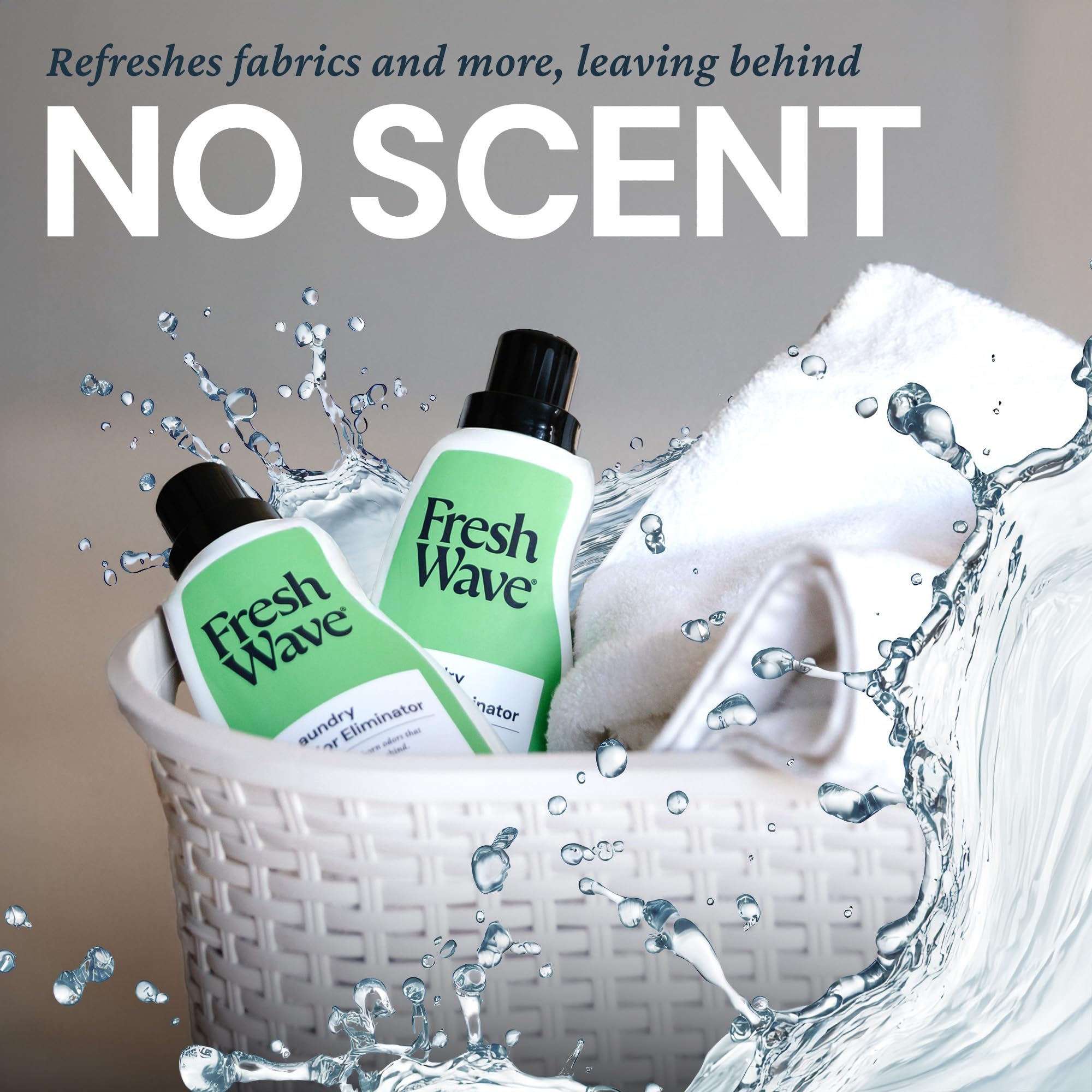 Fresh Wave Laundry Booster packaging update highlighting plant-based formula