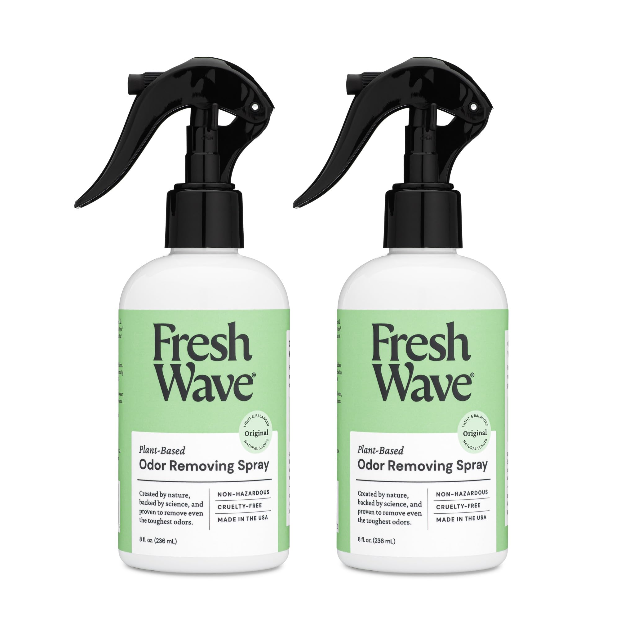 Fresh Wave Original Scent spray bottle 8oz 2-pack for odor removal in home.