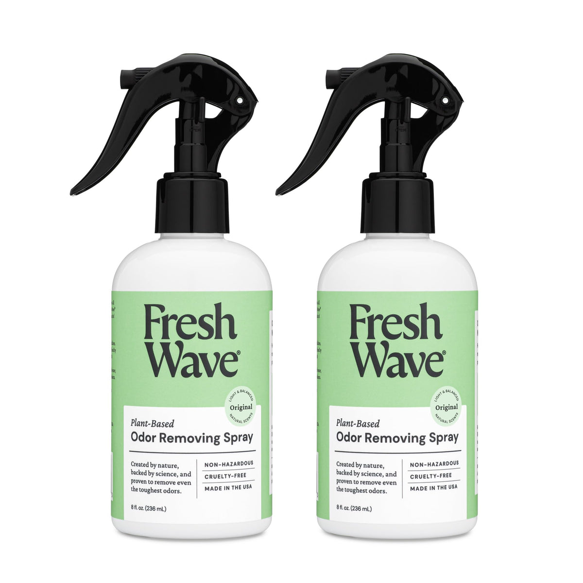 Fresh Wave Original Scent spray bottle 8oz 2-pack for odor removal in home.