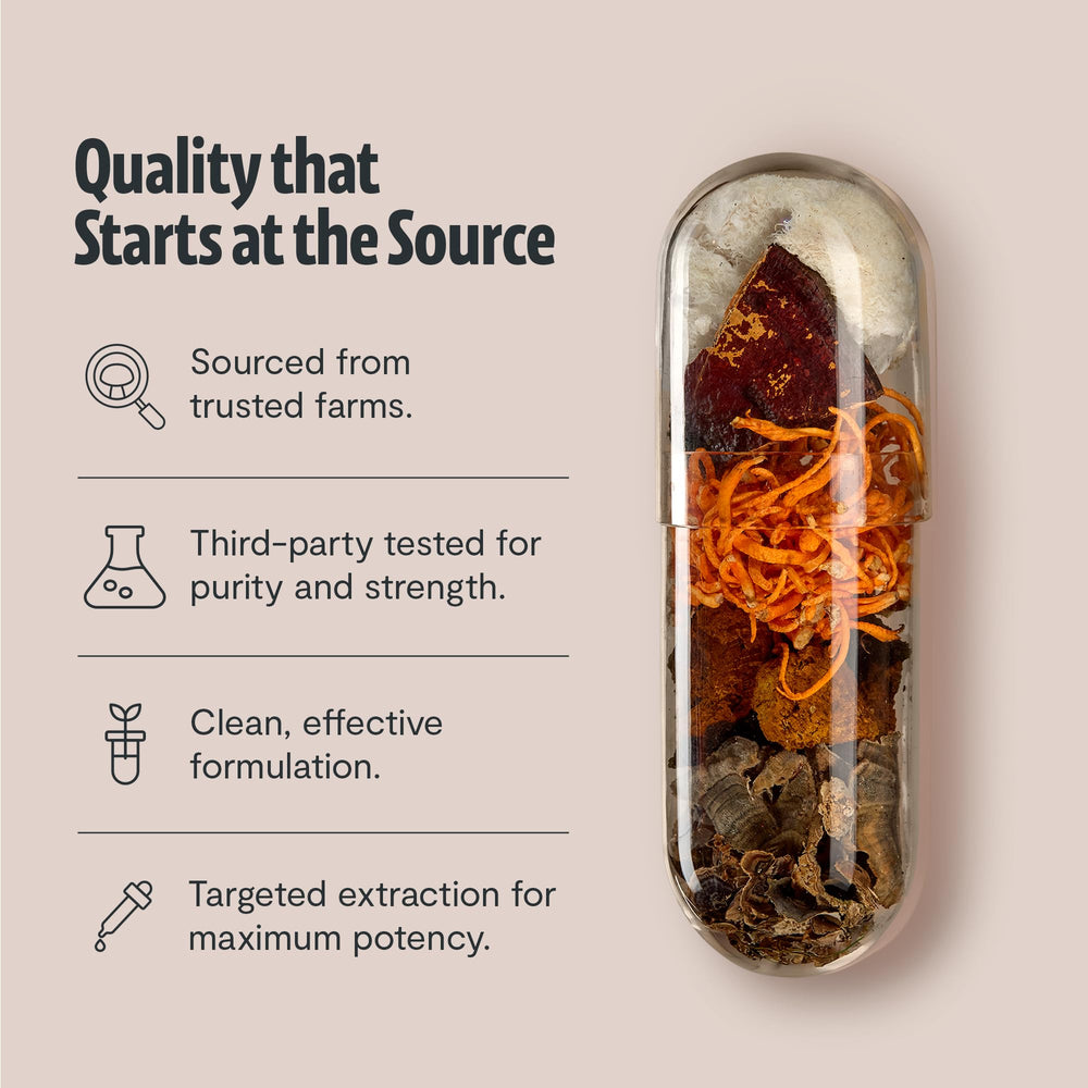 FreshCap Mushrooms organic-certified label confirms clean sourcing and quality.