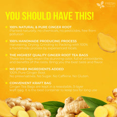 FreshDrinkUS dried ginger slices harvested for rich, aromatic flavor.