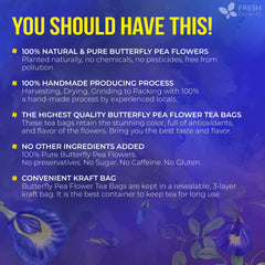 FreshDrinkUS hand-made tea production preserves bloom quality and fragrance.