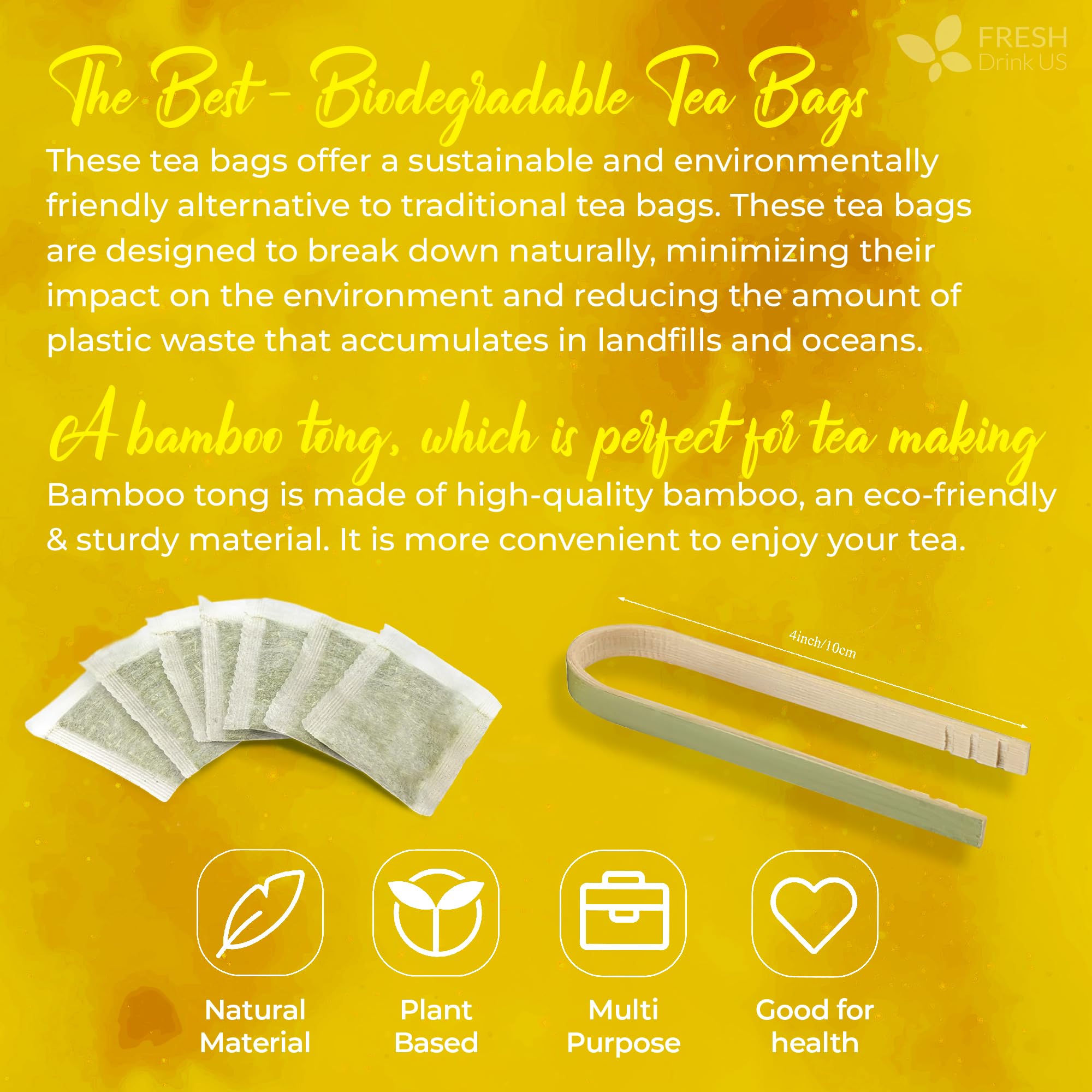 FreshDrinkUS steaming mug of mullein tea demonstrating easy steeping.