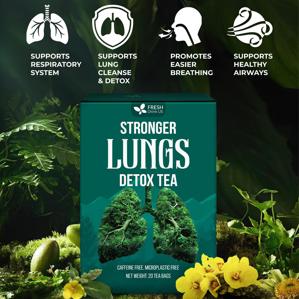 FreshDrinkUS caffeine-free herbal blend label signals a relaxing option.