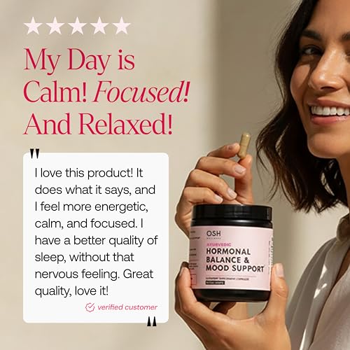 Freshly Moms Hormone Balance capsules close-up aids daily energy and rest